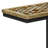 Davisville Solid Mango Wood C Side Table, Modern Industrial Boho with Resin Inlay
