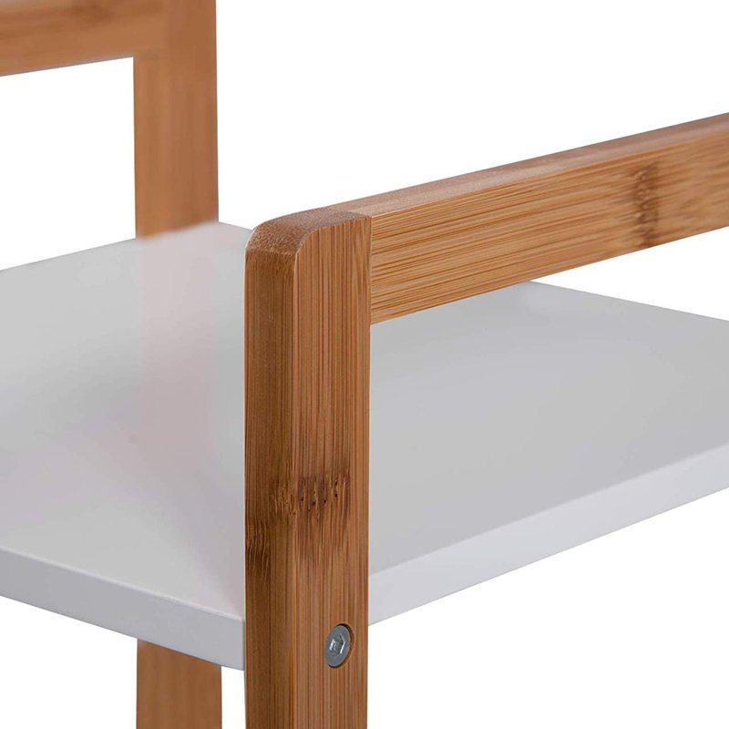 Dwinnell Bamboo Freestanding Bathroom Shelves