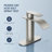 Single-Hole Single-handle Bathroom Faucet with Drain Assembly-74857522