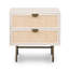 Luella Nightstand - Matte Alabaster