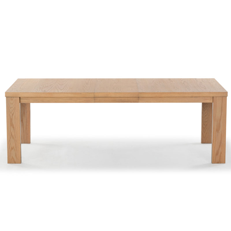 Desmond Extendable Wood Dining Table, Natural