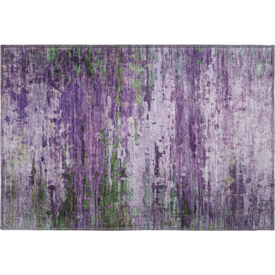Premium Machine Washable Mayfield AMF2035 Abstract Rug