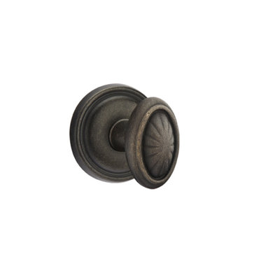 Emtek Privacy Knobset w/ Tuscany #12 Rosette and Parma Knob