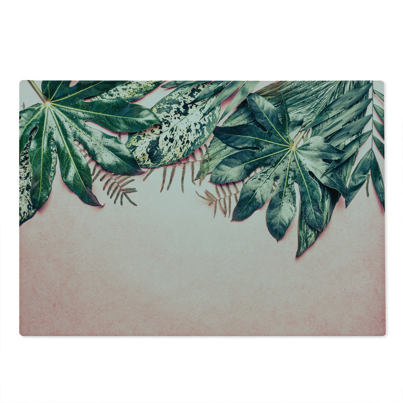 Planche à découper à grandes feuilles Ambesonne