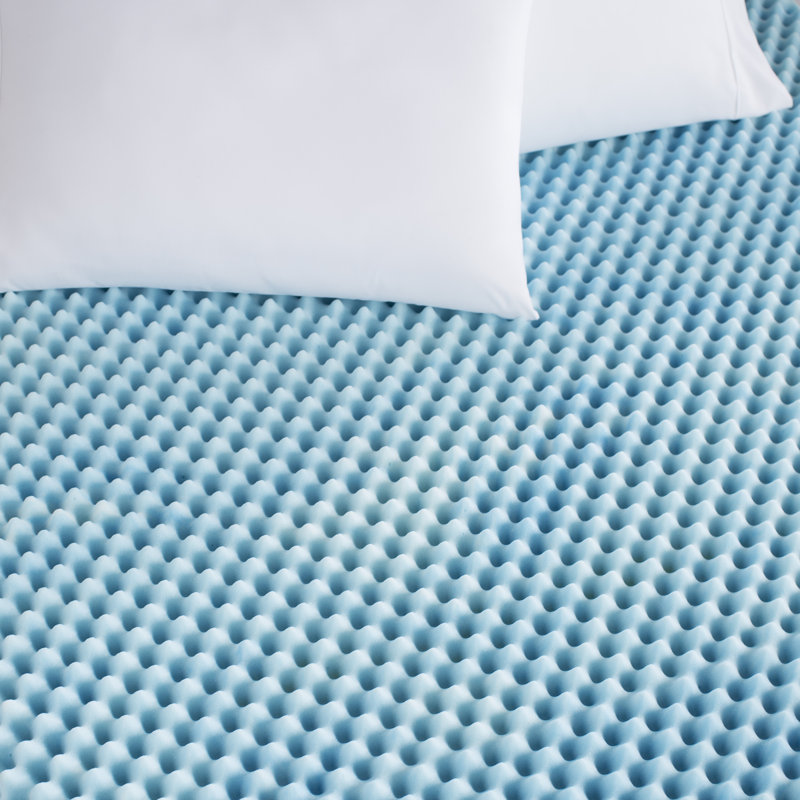 Basics 1.5" Gel Reversible Memory Foam Topper, Full