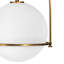 Luminaire suspendu Arie avec abat-jour sphérique-1000846275-1000846274