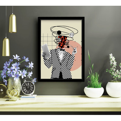 Elegant Decorative Framed MDF Painting, 14.9 x 20.9 inches | 100% MDF (Thickness: 0.1 inches) & 100% Wooden Frame (Thickness: 0.9 inches) | Perfect for Living Room, Bedroom & Office Decor, Stylish & Durable Design