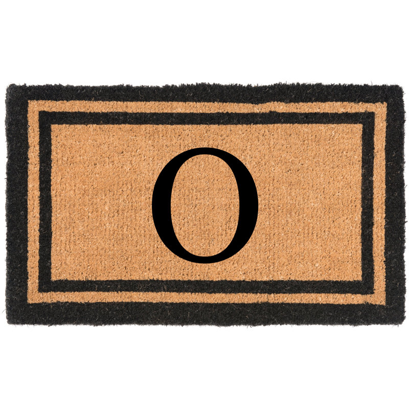 Tapis de porte d'extérieur 36 po x 22 po Welcome, O