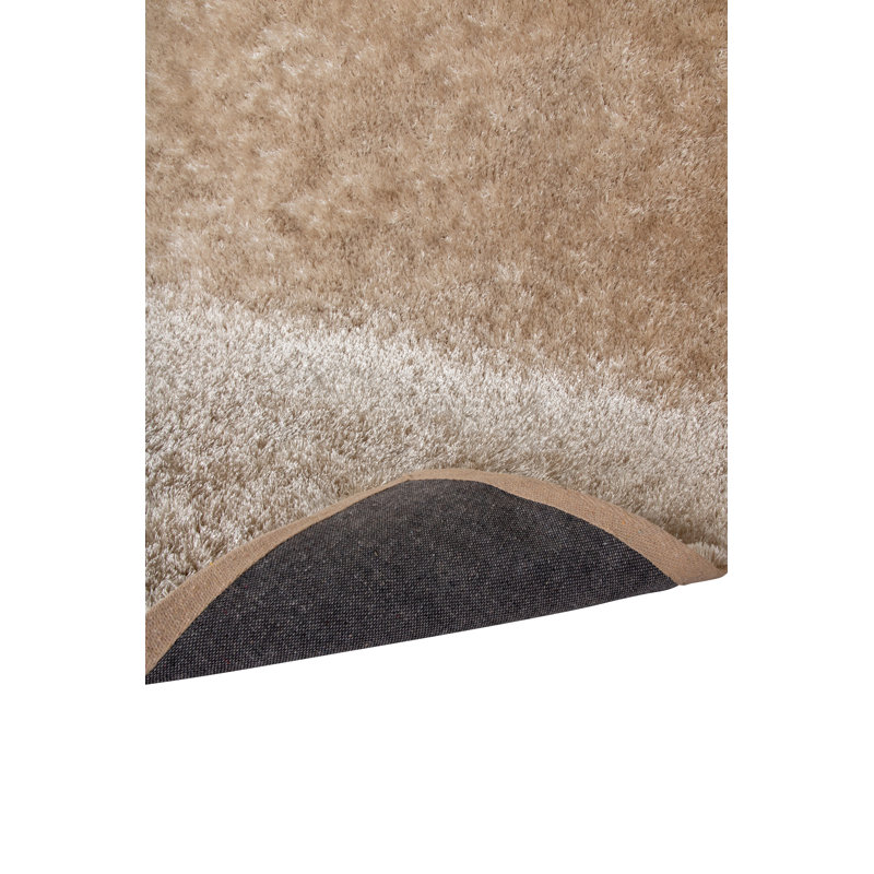 Dikomo Solid Colour Shag Area Rug, Rectangle 160cm x 230cm