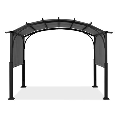 Steel Pergola with Canopy The Pergolas Group