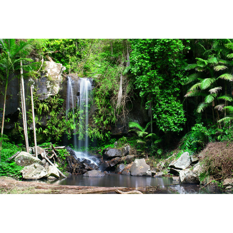 Waterfalls - Wrapped Canvas Print, 61cm H x 91cm W x 3.8cm D