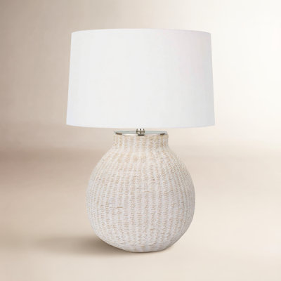 Natural Material Table Lamp