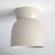 Logan Single Light Ceramic 8'' H X 7.5'' W  Flush Mount