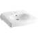 Brenham Ceramic 22" Wall Mount Bathroom Sink with Overflow