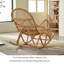 Chaise berçante en rotin-99007139