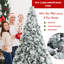 Arbre de Noël vert floqué / givré-1421938497