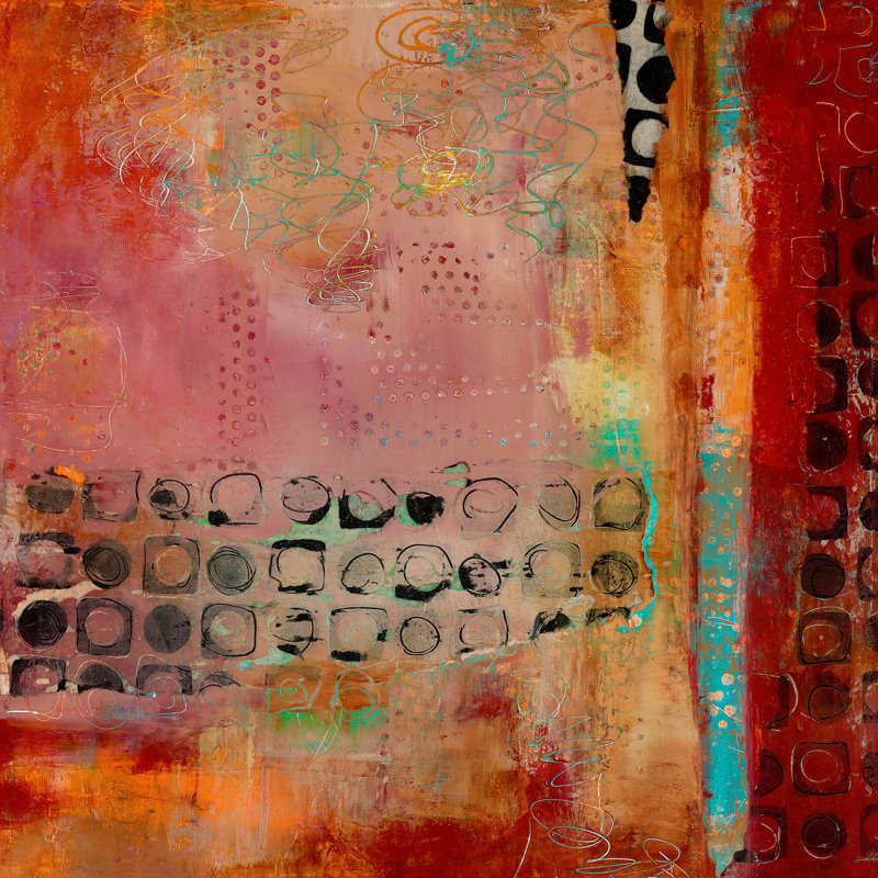 Seasons Spring Print by Ann Golumbuk, 40" H x 40" W x 1.5" D
