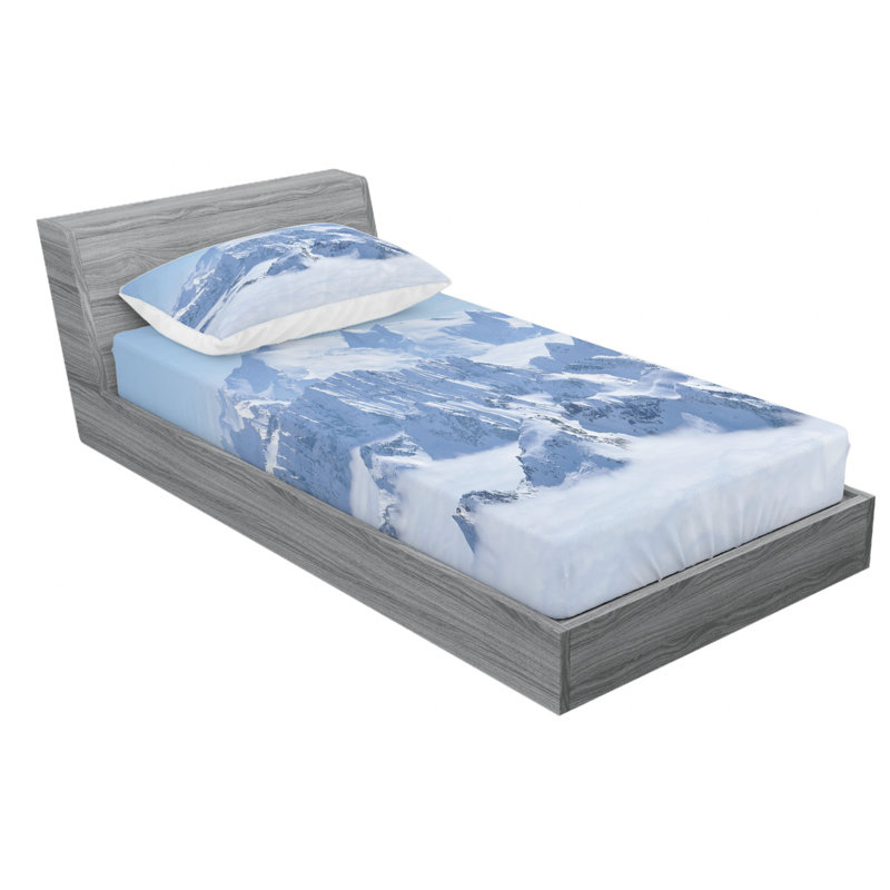 Microfiber Sheet Set, Twin XL Sheet Set with Fitted Sheet