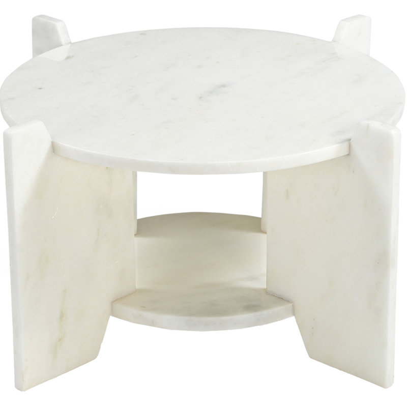 Table basse Soriano, Blanc