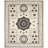 Chrystal Hand Knotted Wool/Cotton Southwestern Rug in Ivory/Gray-33000832