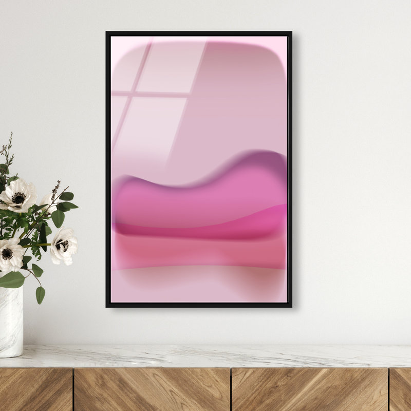 Dancing Lover II Print by Oliver Gal, 46"H x 31"W, Black Floater Frame