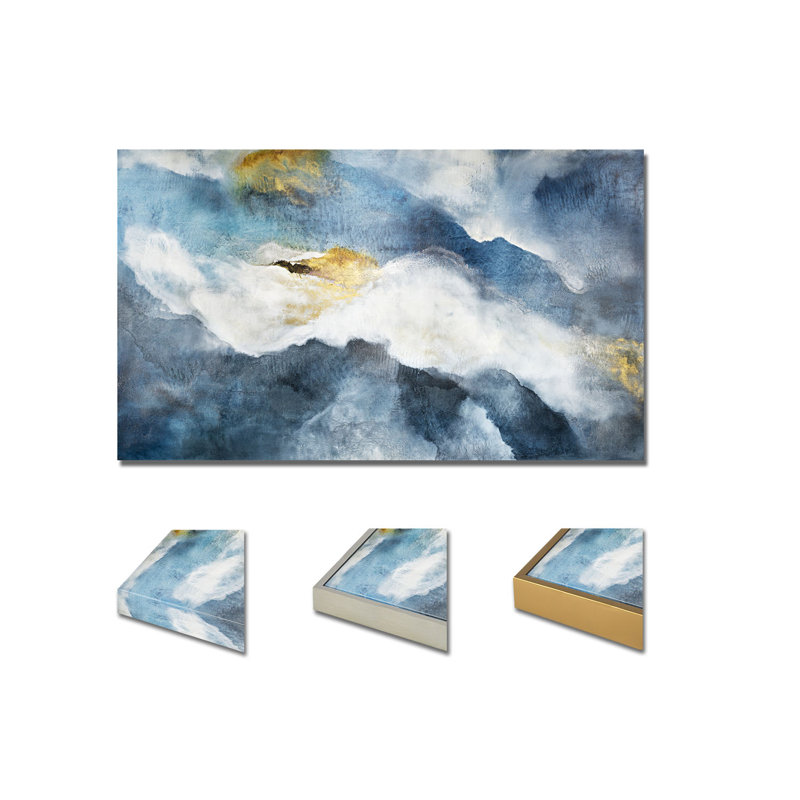 Dusk Drifting Painting by Jennifer Hollack Raboin, Stretched Canvas, 36" H x 61" W x 2" D