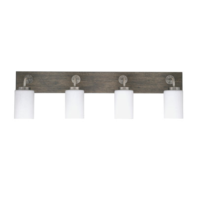 Barre d'éclairage de salle de bain 4 lumières Oxbridge