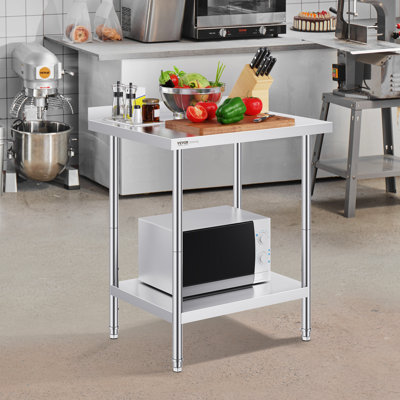 Kitchen Cart with Stainless Steel Top