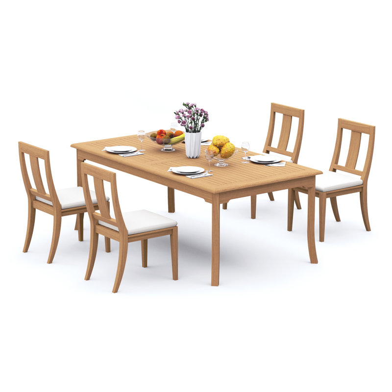 Ensemble de table rectangulaire d'extérieur L 83 po Osborne, 4