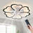 26.7" Black Low Profile Ceiling Fan With Light, 6-Speed DC Motor, 3 Color Temps, Remote & App Control