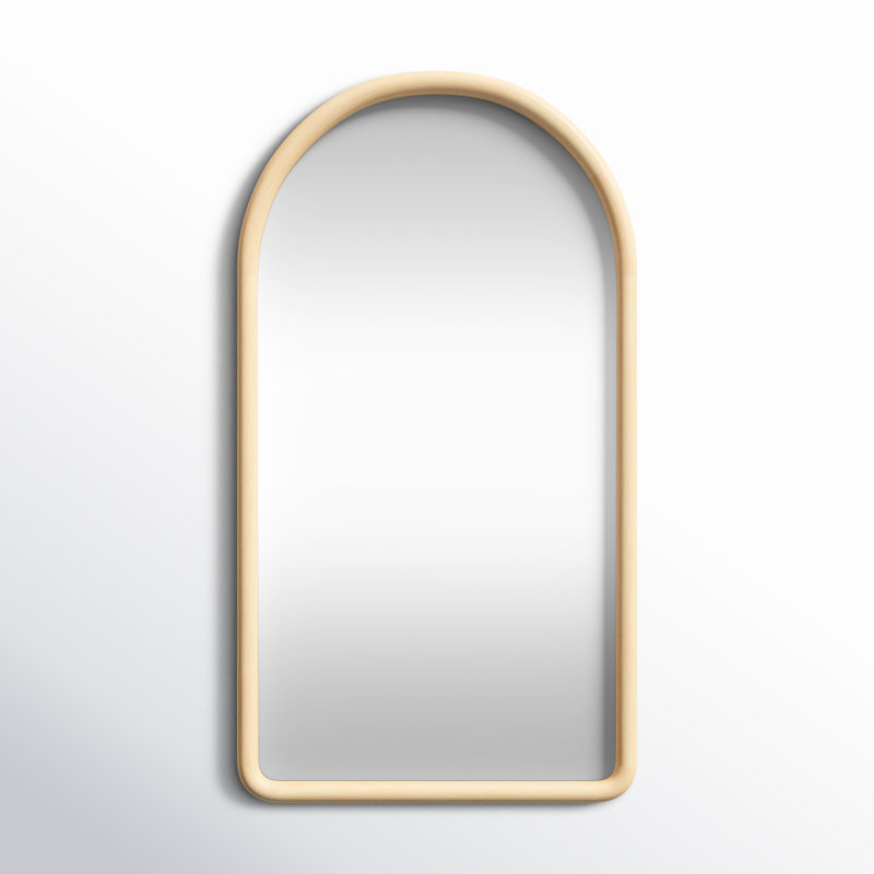 Brayson Wood Flat Mirror, Natural