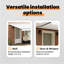 VidaXL 450cm W x 300cm D Fabric Cover Retractable Door / Window Awning