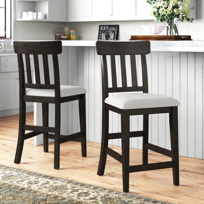 Osbourne Upholstered Wood Counter Stool
