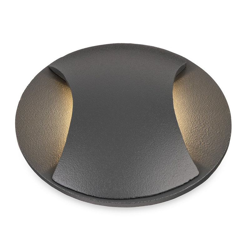Graphite Integrated LED Metal Well Light