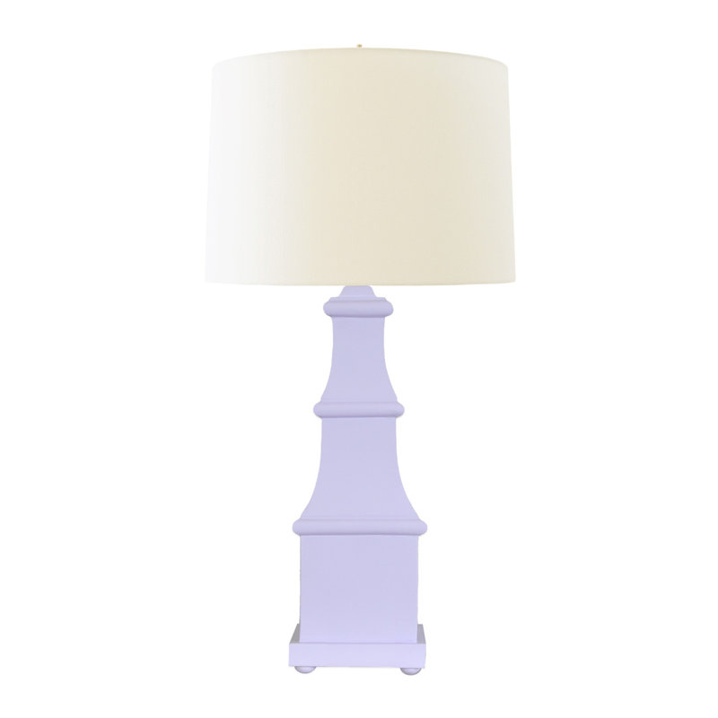 Allegra Metal Table Lamp, Lavender