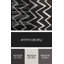 Tapis noir / blanc à chevrons-984023742
