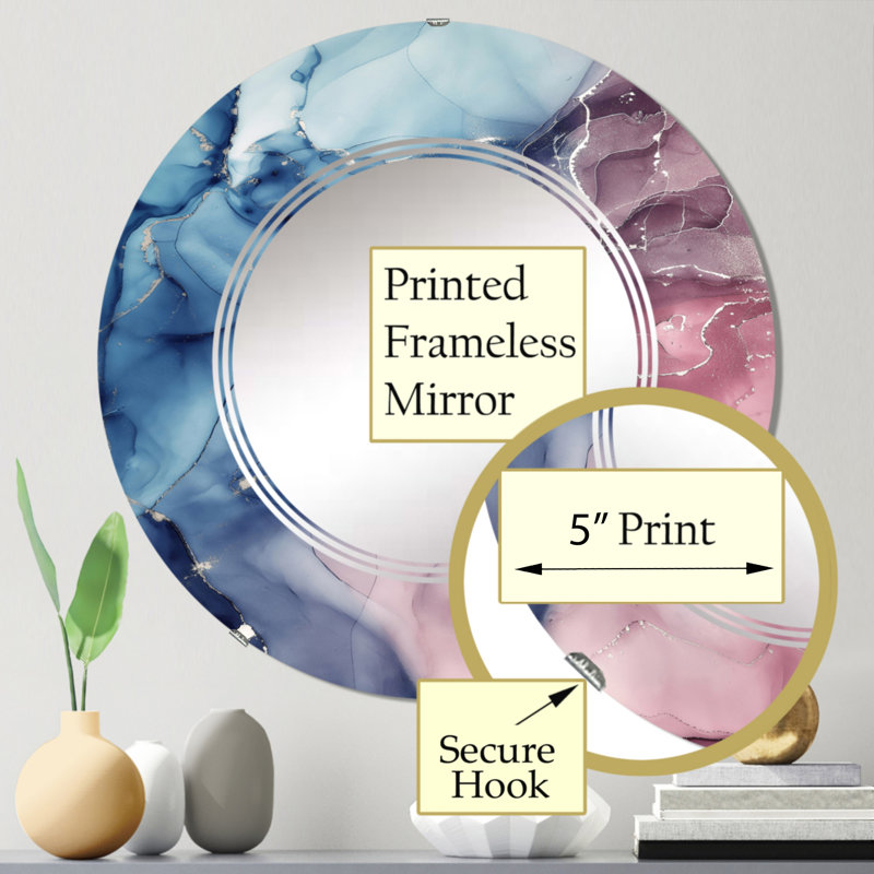 Miroir de salle de bain sans cadre, 24 po x 24 po