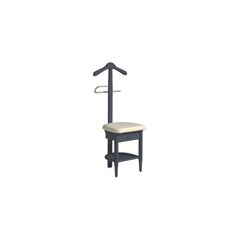 Freestanding Valet Stand, Jet Black