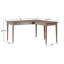 Bureau en L en bois massif Malani-1988075061