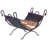 Vontressa 26.75'' W Metal Log Rack