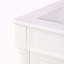 Meuble-lavabo 24 po avec lavabo supérieur, meuble de rangement moderne à 2 niveaux, meuble-lavabo simple, grandes tablettes de rangement-118592877