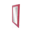 Miroir pastel festonné rose-131633290