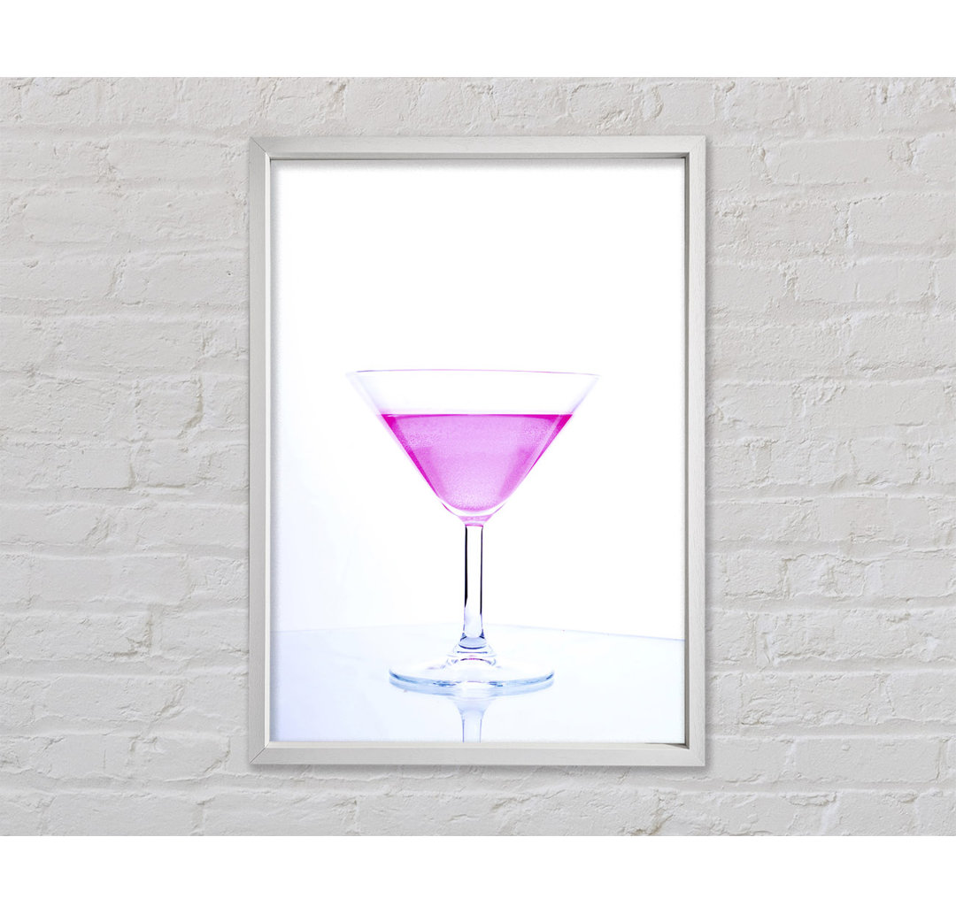 Pink Lagoon Cocktail - Einzelner Bilderrahmen Kunstdrucke auf Leinwand