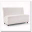 Causeuse beige en tissu Boucle