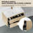 Floating Bathroom Storage Cabinet with Stone Resin Countertop-1433560990