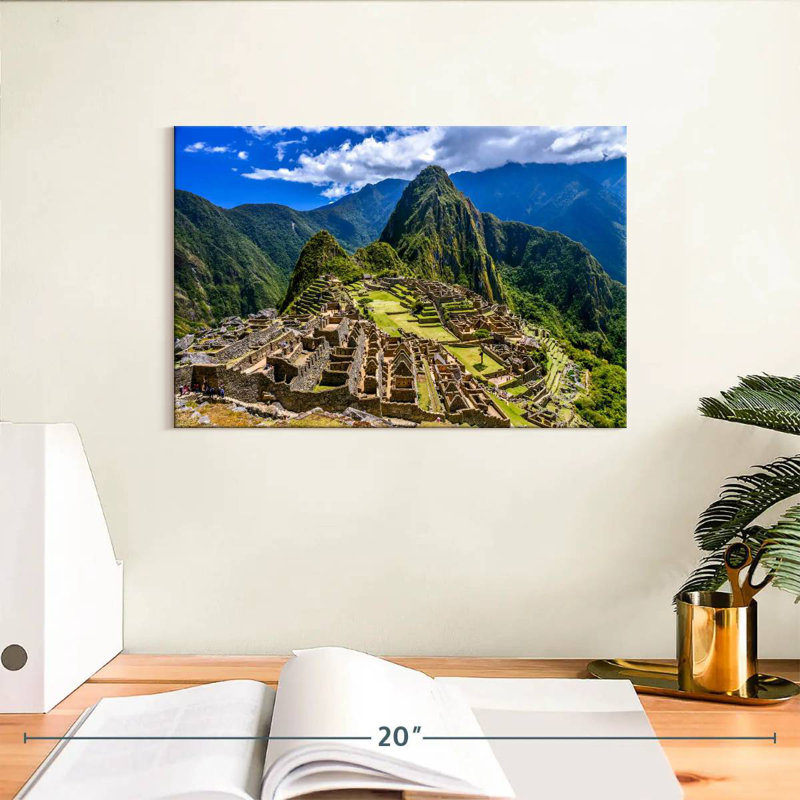 Restes du Machu Picchu, H 8 po x l 12 po