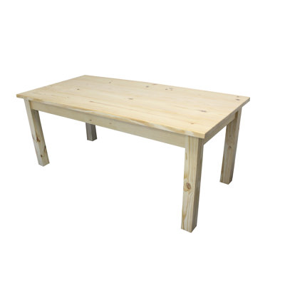 Table de salle à manger en bois massif de sapin Dejardins