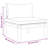 Middle Sofa Dark Grey 25.6" x 27.2" x 24.6" Solid Acacia Wood-611370970