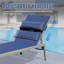 Ensemble de 3 chaises longues de patio, chaises longues de piscine en aluminium avec table d'appoint, fauteuil inclinable d'extérieur réglable-1519375544