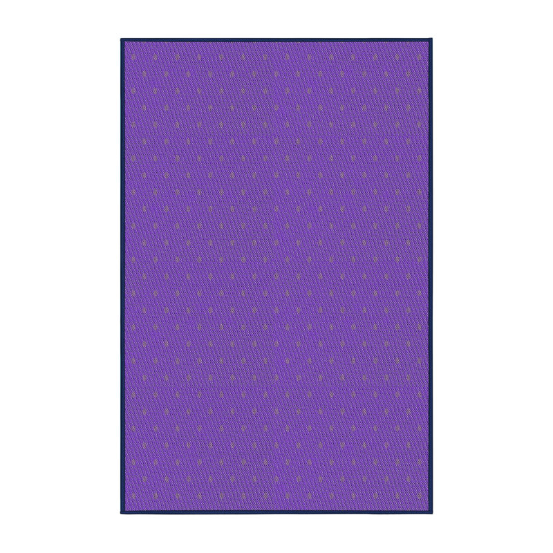 Tapis de zone mauve à motifs Clarksburg, Rectangle 5 pi x 7 pi